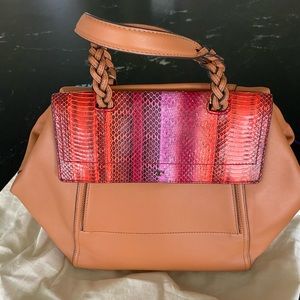 Tory Burch half moon satchel NWT